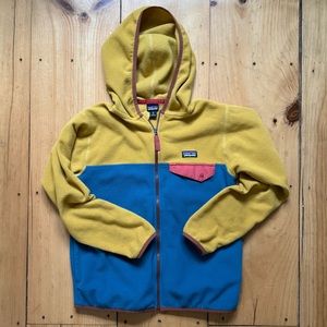 Kids Patagonia micro D zip up fleece jacket